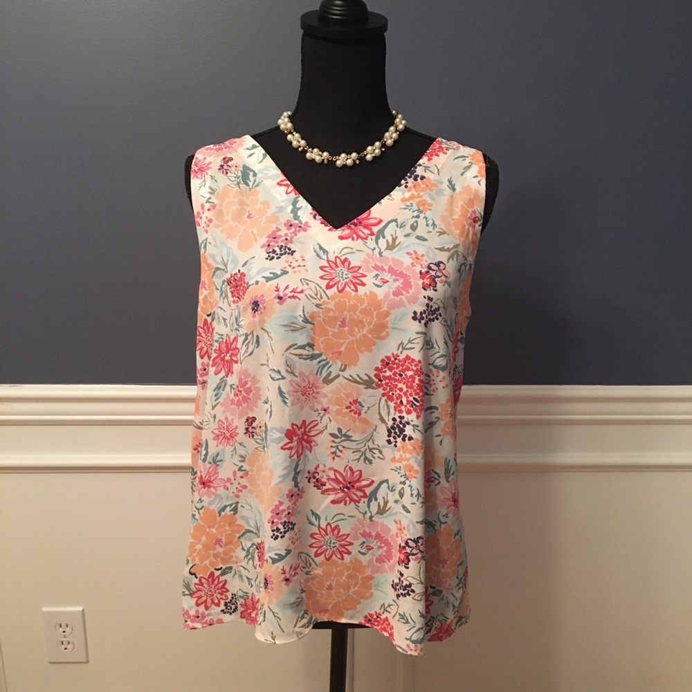 Mixed Media Floral Loft Shell